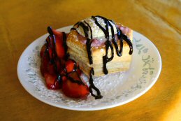 fruit yogurt puff pastry