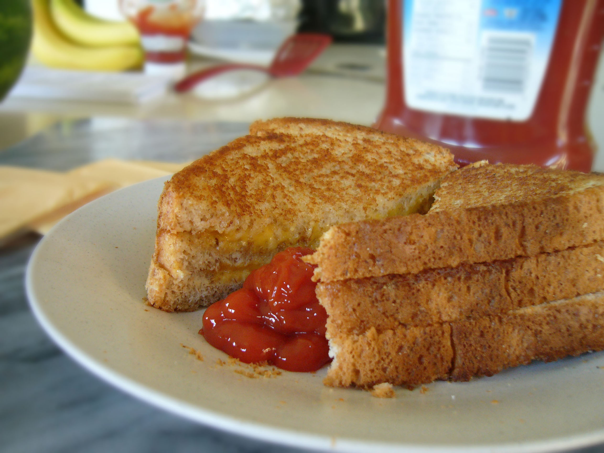 double grilled cheese