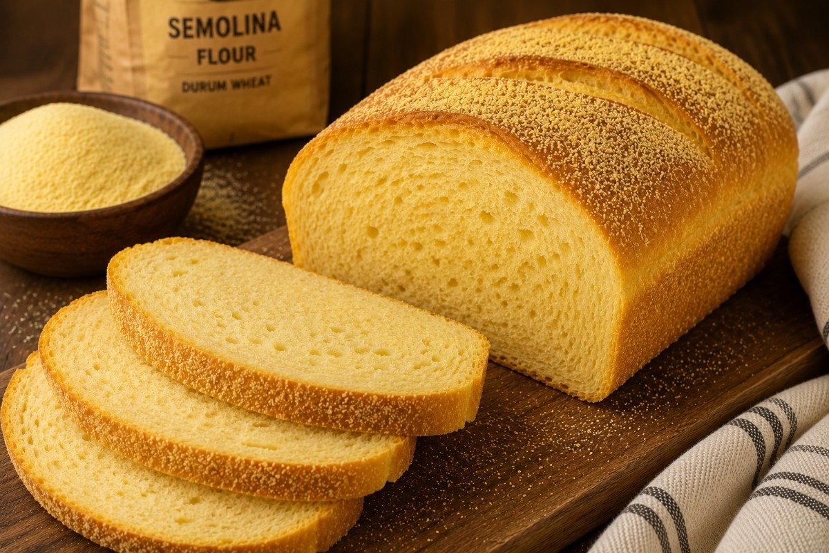 "Bread Machine Cookbook" Semolina Bread