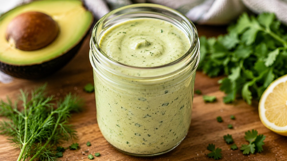 Creamy Avocado Ranch Dressing
